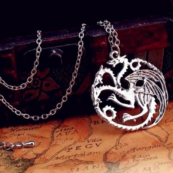 2/$20 - Game of Thrones Necklace Dragon Pendant - Picture 2 of 2